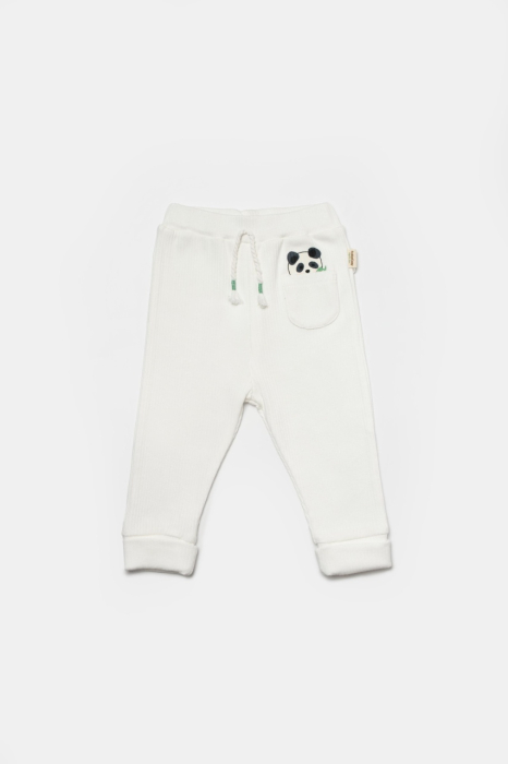 Set 2 pantaloni Panda, BabyCosy, 50%bumbac+50% bambus [3]