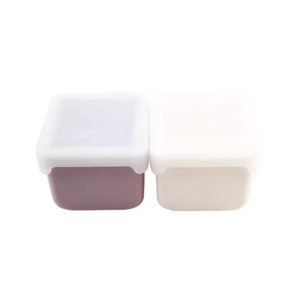 SET 2 RECIPIENTE SILICON, MELII, BLUSH BERRY [2]