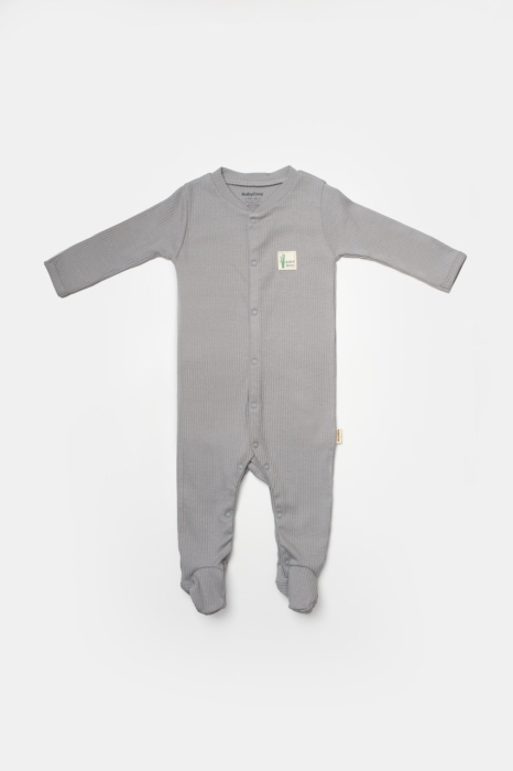 Set 2 salopete lungi Bamboo, blue, BabyCosy, 50%bumbac+50% bambus [3]