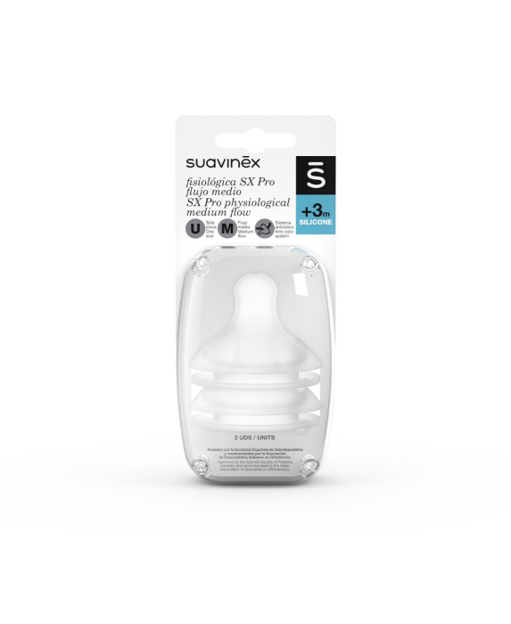 Set 2 tetine SX PRO, debit mediu, +3 luni, Suavinex [3]