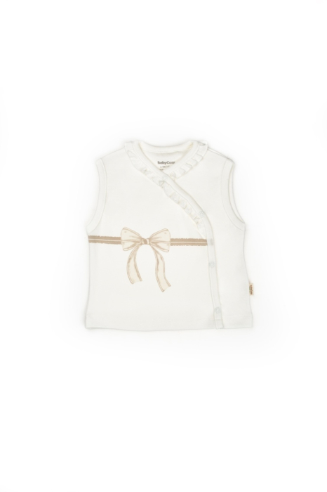 Set 2 vestute pentru bebelusi, stone, BabyCosy Organic Wear [5]