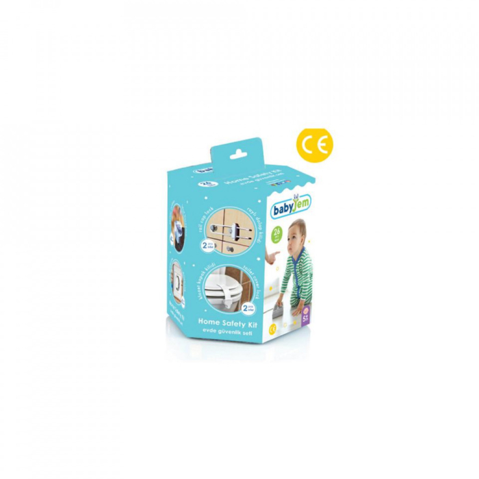 Set 26 protectii pentru mobilier BabyJem Home Safety Kit [2]