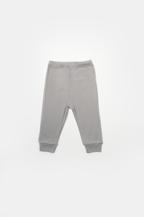 Set 3 piese:bluza, pantaloni si caciulita Bamboo, gri, BabyCosy, 50% bumbac+50%bambus [6]