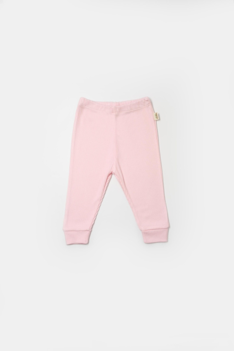 Set 3 piese:bluza, pantaloni si caciulita Bamboo, roz, BabyCosy, 50% bumbac+50%bambus [4]
