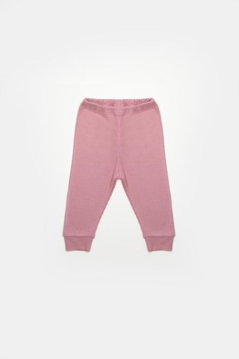 Set 3 piese:bluza, pantaloni si caciulita Bamboo, roz inchis, BabyCosy, 50% bumbac+50%bambus [5]