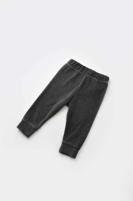 Set 3 piese Broscuta cu body, pantalonasi si vestuta din 80%bumbac organic si 20% poliester - Antracit, BabyCosy [7]
