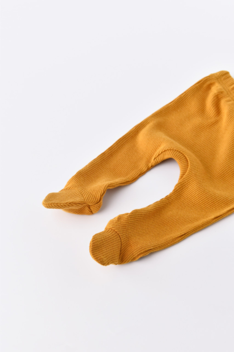 Set 4 piese: bluza, pantaloni, caciulita si manusi din bumbac organic si modal - Sofran, BabyCosy [7]