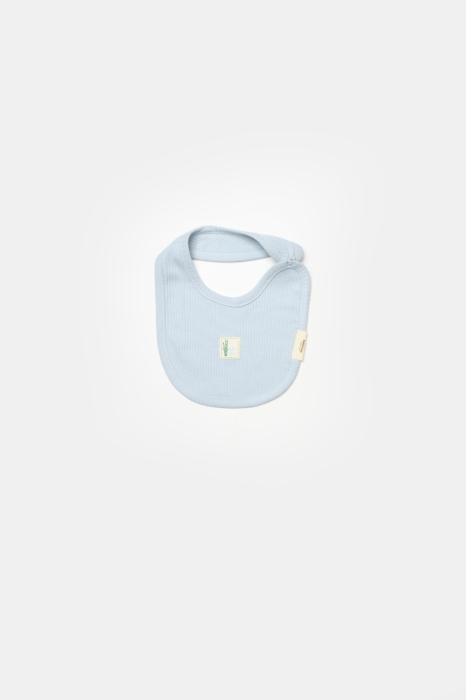 Set 4 piese:body, pantaloni, baveta si caciulita Bamboo, bleu, BabyCosy, 50% bumbac+50%bambus [6]