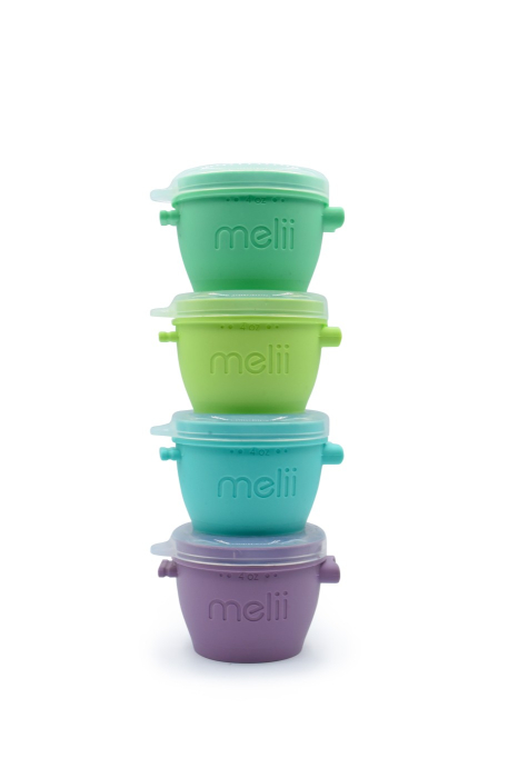SET 4 RECIPIENTE SILICON SNAPu0026GO, MELII, 118 ML [4]
