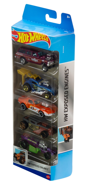 SET 5 MASINI HOT WHEELS EXPOSED ENGINES [2]