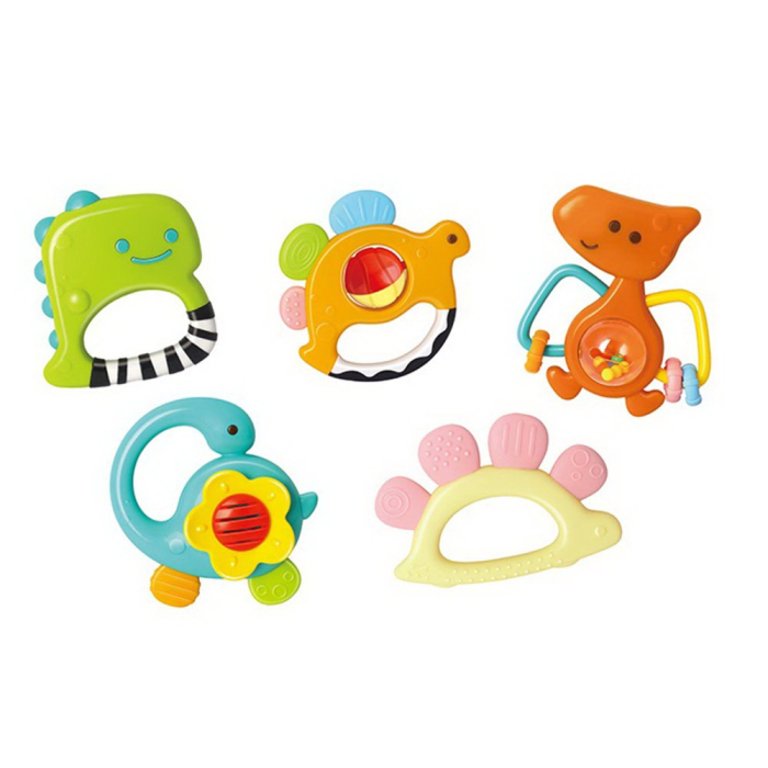 SET 5 ZORNAITORI DINOZAURI MULTICOLORI [2]