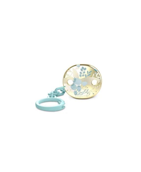 Set biberon 270ml + suzetă 0-6m + lănțișor Albastru Gold Premium [4]