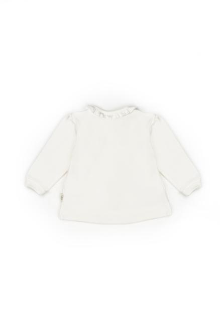 Set bluză și pantalon, Bow, BabyCosy, 100%bumbac organic, Stone [5]
