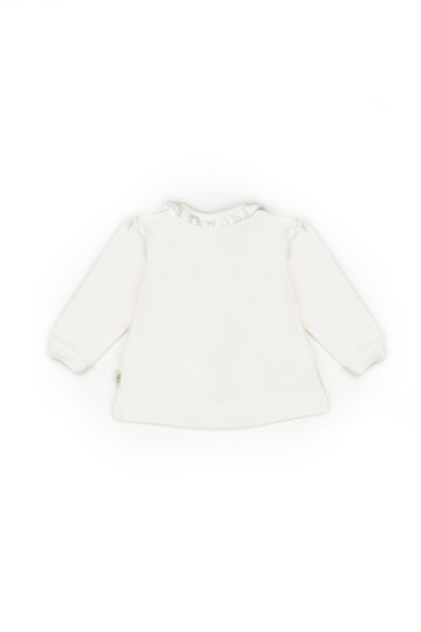 Set bluză și pantalon, Bow, BabyCosy, 100%bumbac organic, Stone [12]