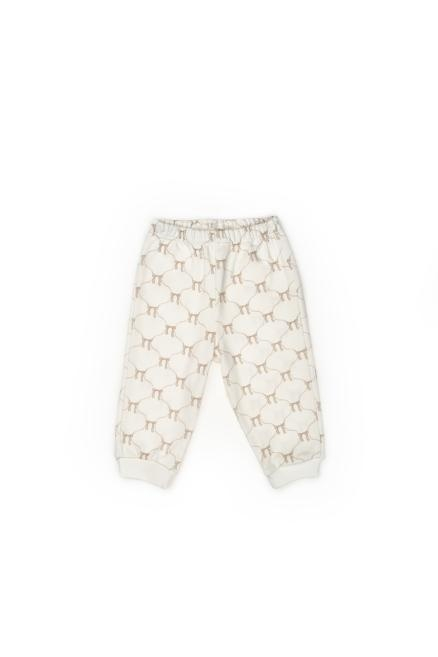 Set bluză și pantalon, Bow, BabyCosy, 100%bumbac organic, Stone [6]