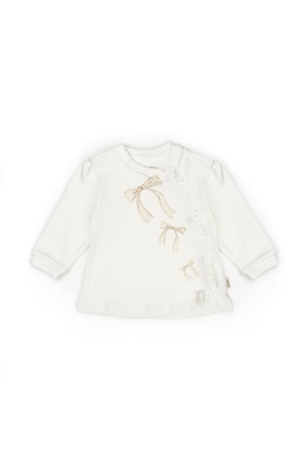Set bluză și pantalonași, Bow, BabyCosy, 100%bumbac organic [4]
