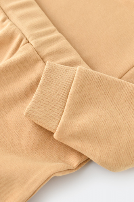 Set bluzita cu maneca lunga si pantaloni lungi - bumbac organic 100% - Mustar, BabyCosy [5]