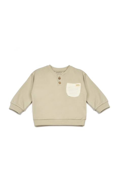 Set bluzita si pantaloni COOL cu buzunar - Verde, BabyCosy [3]