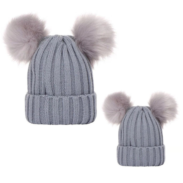 Set caciuli mama copil Drool (Culoare: Roz inchis) [7]