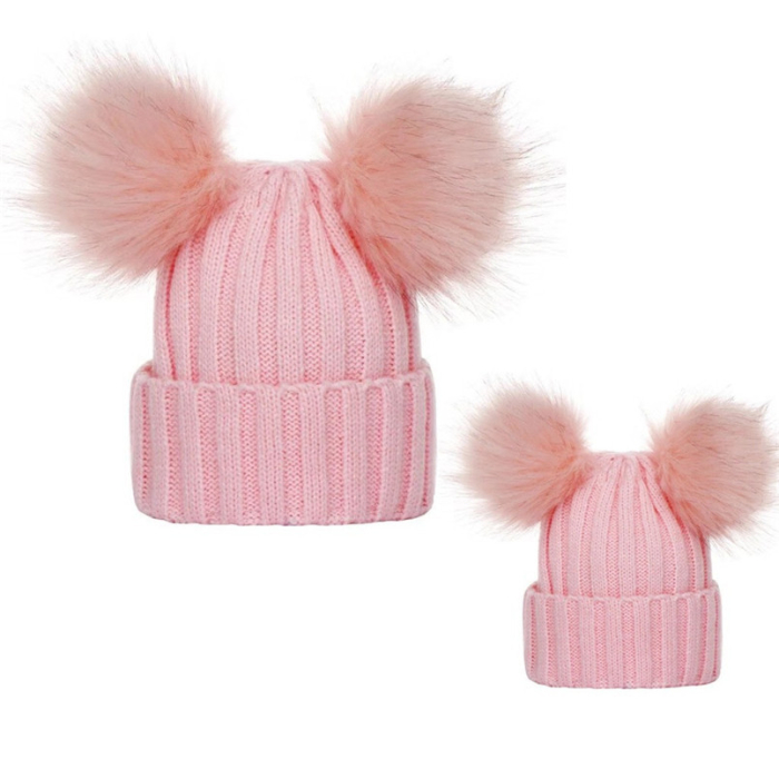 Set caciuli mama copil Drool (Culoare: Roz inchis) [5]