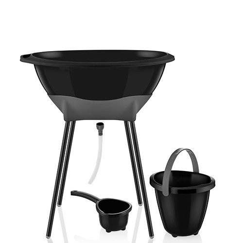 Set cadita de baie BabyJem Elegant (Culoare: Roz) [10]
