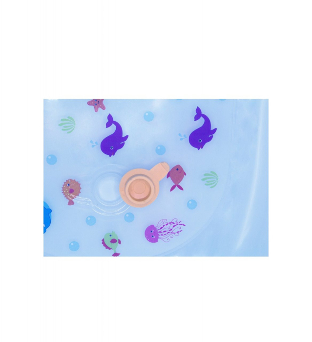 Set cadita de baie cu 6 piese BabyJem (Culoare: Roz) [2]