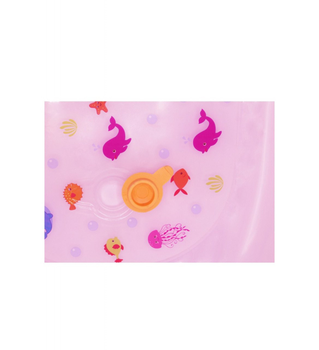 Set cadita de baie cu 6 piese BabyJem (Culoare: Roz) [6]