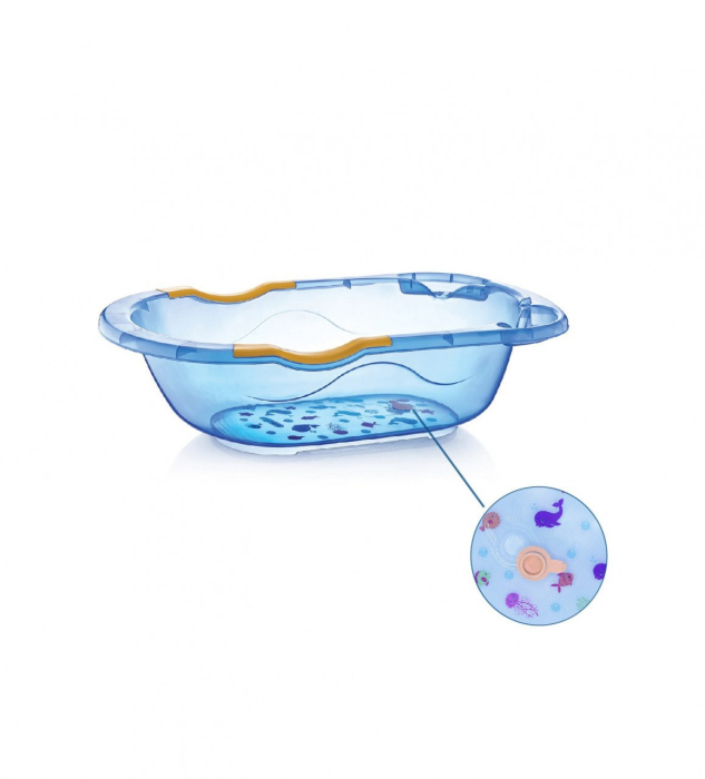 Set cadita de baie cu 6 piese BabyJem (Culoare: Roz) [4]