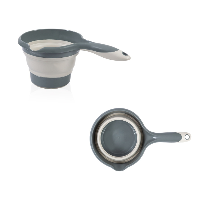 Set cadita pliabila de baie Babyjem, 5 piese, antracit [6]
