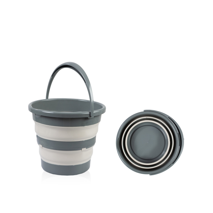 Set cadita pliabila de baie Babyjem, 5 piese, antracit [5]