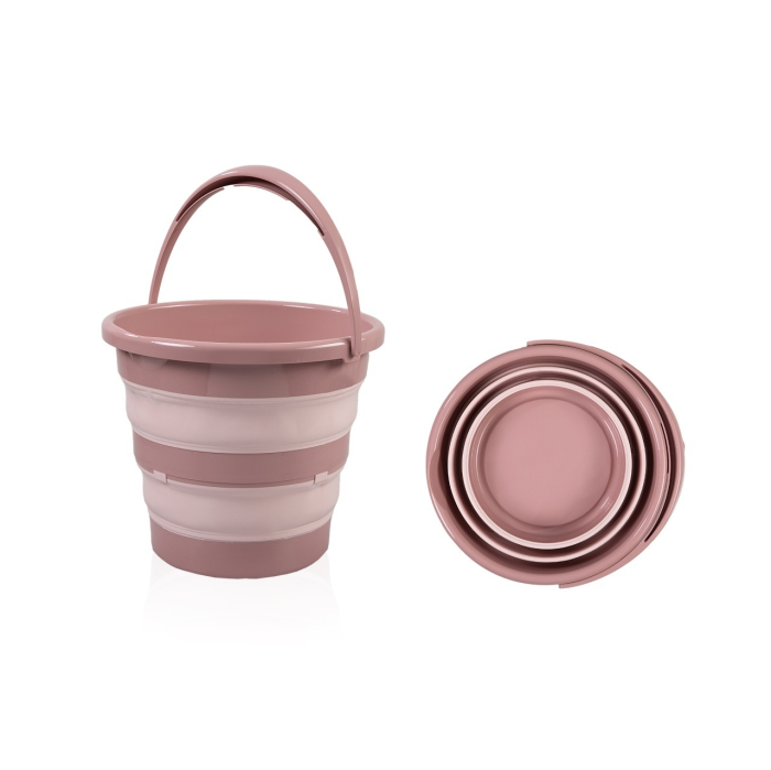 Set cadita pliabila de baie Babyjem, 5 piese, somon [5]