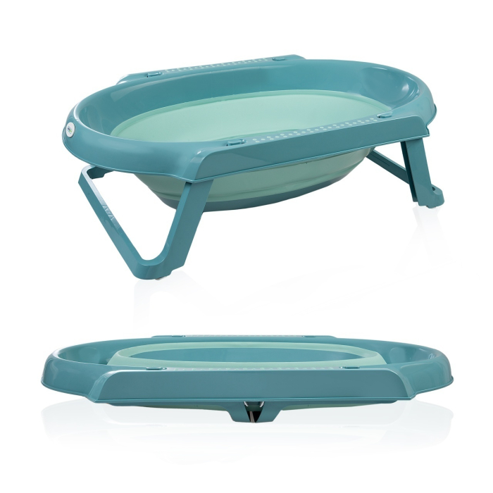 Set cadita pliabila de baie Babyjem, 5 piese, turcoaz [4]