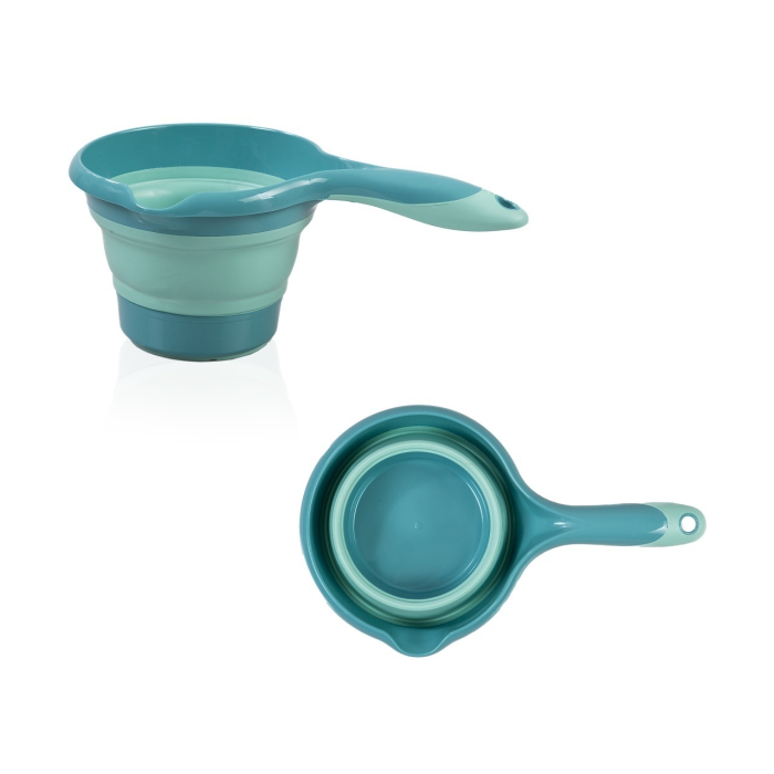 Set cadita pliabila de baie Babyjem, 5 piese, turcoaz [6]