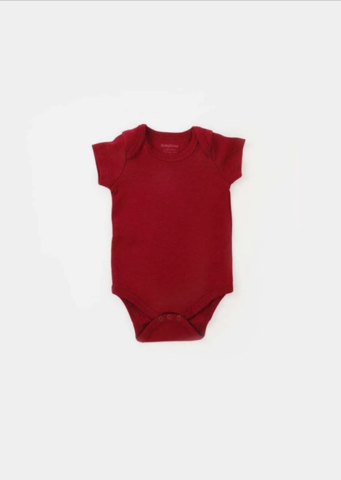 Set de 10 piese pentru nou nascut - 100% bumbac organic - Rosu, BabyCosy [3]