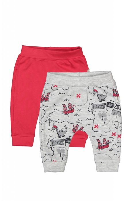 Set de 2 perechi de pantaloni Dino pentru bebelusi, Tongs baby [4]
