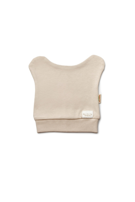 Set de 3 caciulite pentru nou nascut, 100% bumbac organic, TeddyBear, BabyCosy [5]