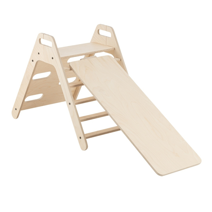 Set de cățărat Montessori cu tobogan Pikko, MamaToyz [2]