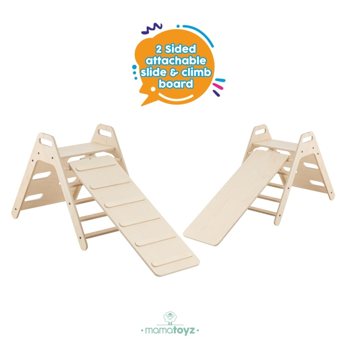 Set de cățărat Montessori cu tobogan Pikko, MamaToyz [5]
