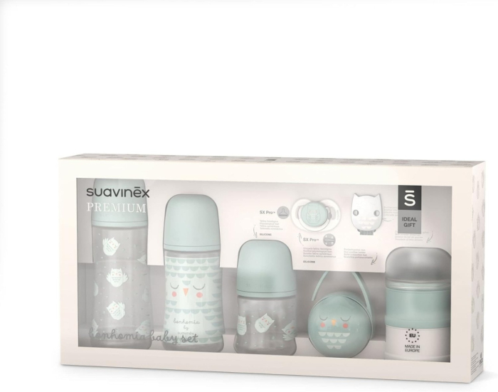 Set de start BONHOMIA 7 piese, menta, Suavinex [2]