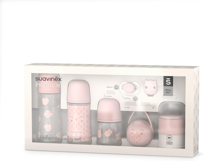 Set de start BONHOMIA 7 piese, roz, Suavinex [5]