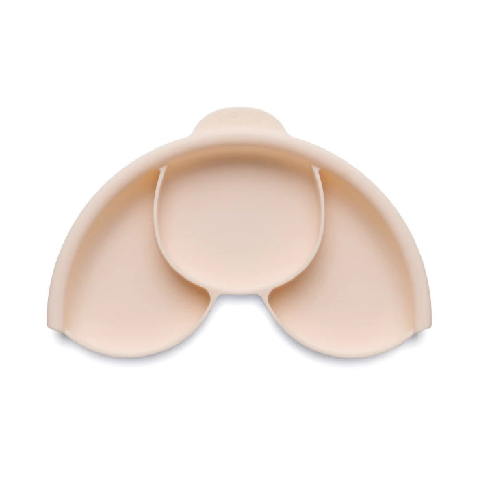 Set diversificare hrana bebelusi Miniware Healthy Meal, 100% din materiale naturale biodegradabile, 3 piese, Toffee/Peach [4]