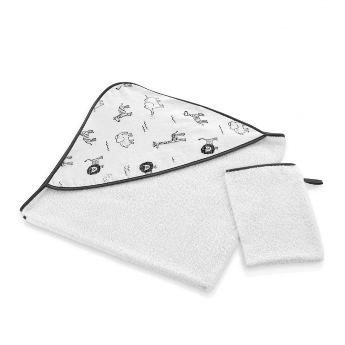 Set prosop si manusa de baie 72x72 cm BabyJem [4]