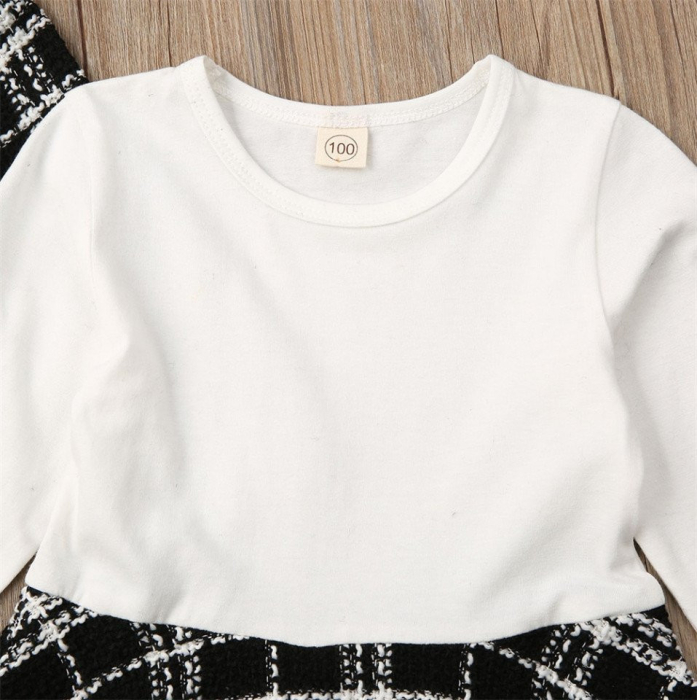 Set sacou cu rochita Drool - Negru cu alb [12]