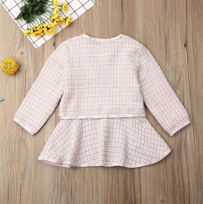 Set sacou cu rochita Drool - Negru cu alb [7]