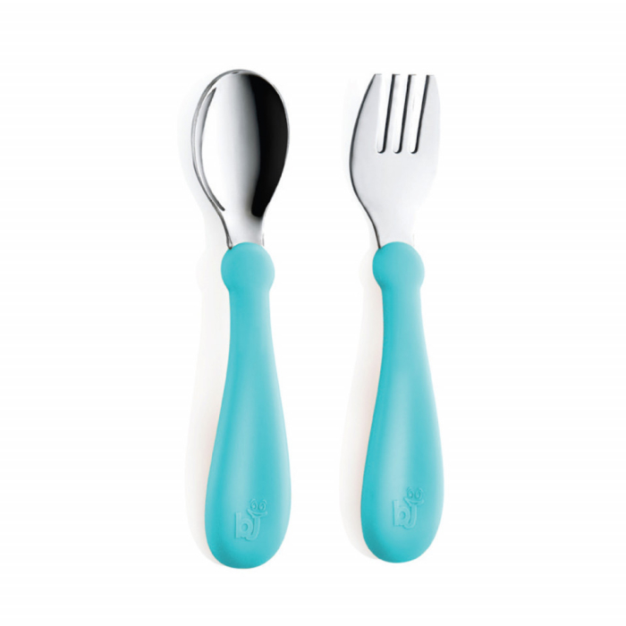 Set tacamuri din inox pentru copii BabyJem (Culoare: Roz) [3]