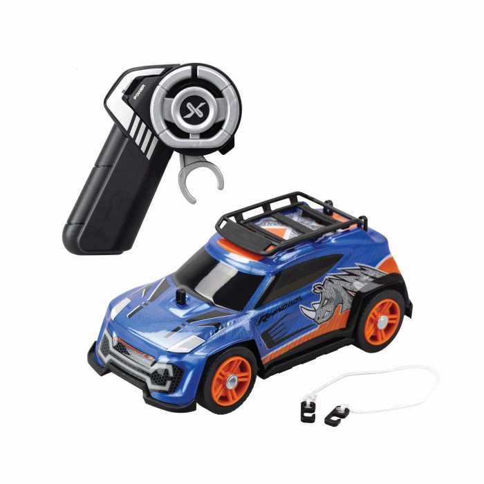 SILVERLIT EXOST BUILD 2 DRIVE MASINUTA RC ALBASTRA [2]