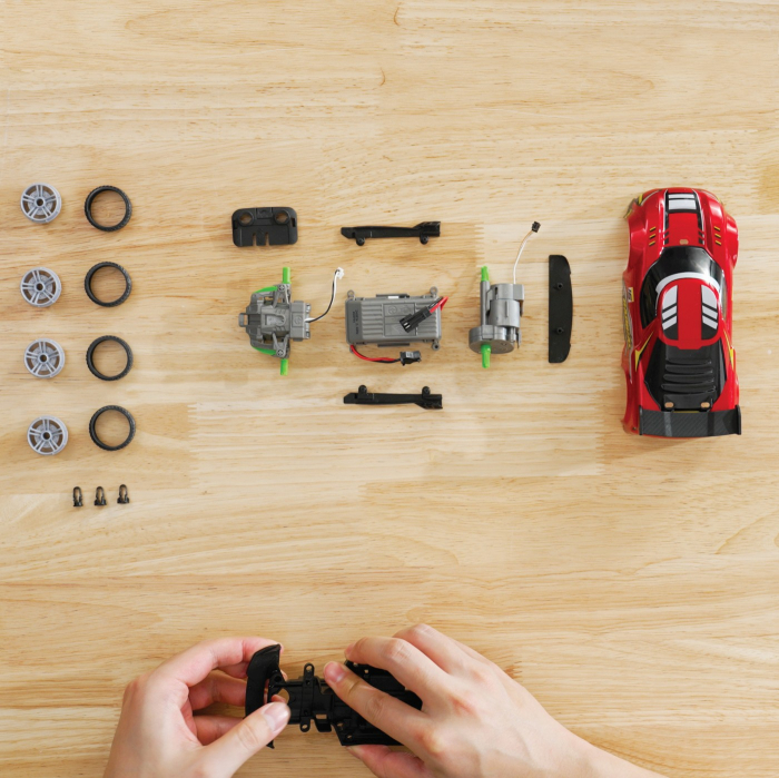 SILVERLIT EXOST BUILD 2 DRIVE MASINUTA RC ROSIE [6]