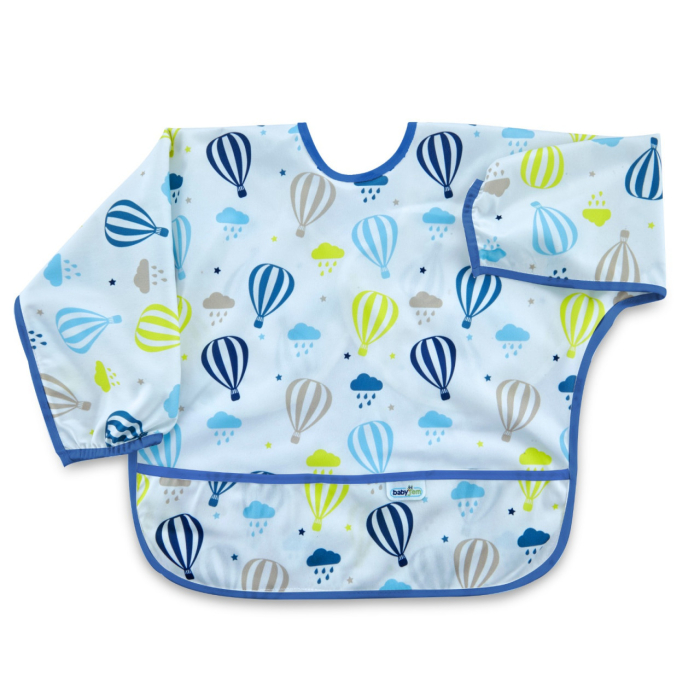 Sort cu maneci pentru activitati BLW, BabyJem, 33x74 cm (Model: Alfabet) [8]
