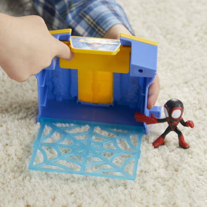 SPIDEY PRIETENII EXTRAORDINARI CITY BLOKS SET DE CONSTRUCTIE BANCA [6]