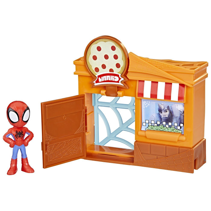 SPIDEY PRIETENII EXTRAORDINARI CITY BLOKS SET DE CONSTRUCTIE PIZZERIE [5]